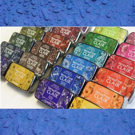24 Color Ink Pads Set Japan Tsukineko Versa Fine CLAIR Stamp Pad Inkpad  Printing Color Pigment Ink Pad Making Greeting Cards