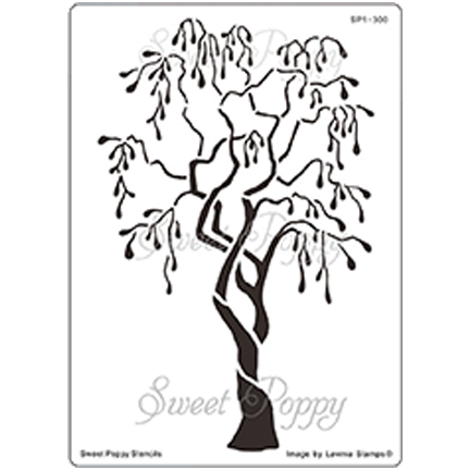 Tree of Faith Stencil by Sweet Poppy Stencils *Retired*