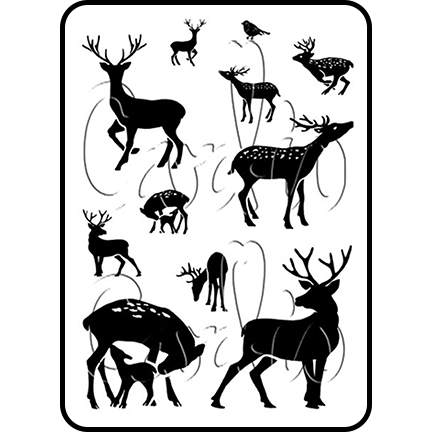 Dear Deer A7 Stamp Set by Card-io