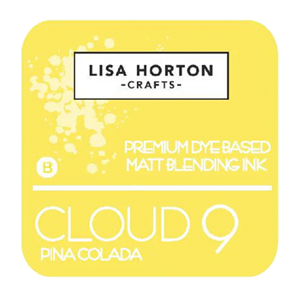 Cloud 9 Premium Dye-Based Matt Blending Ink Pad, Pina Colada by Lisa Horton Crafts