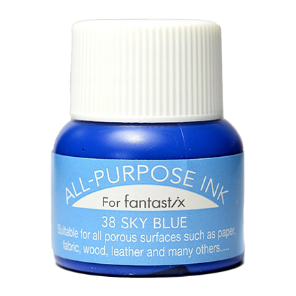 All-Purpose Fabric Ink, Sky Blue by Tsukineko