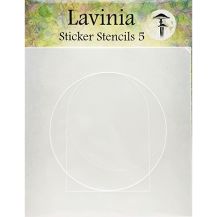 Sticker Stencils 5, Silhouette Collection by Lavinia Stamps