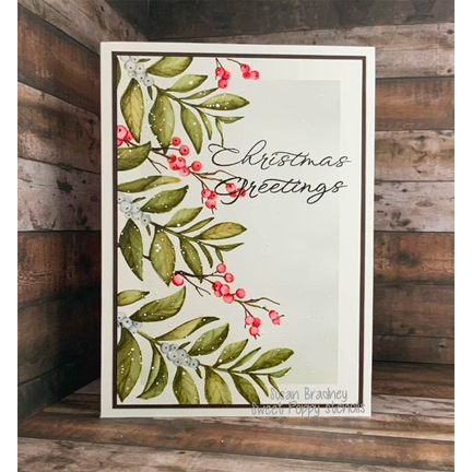 Twigs & Berries Stamp Set DL (Small) by Sweet Poppy Stencils