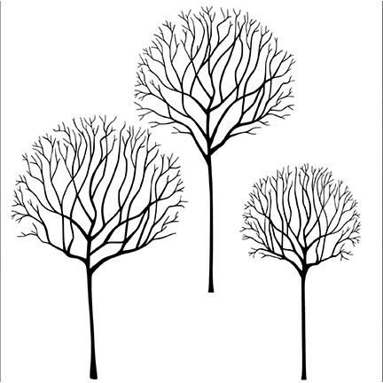 Skeleton Tree Scene by Lavinia Stamps