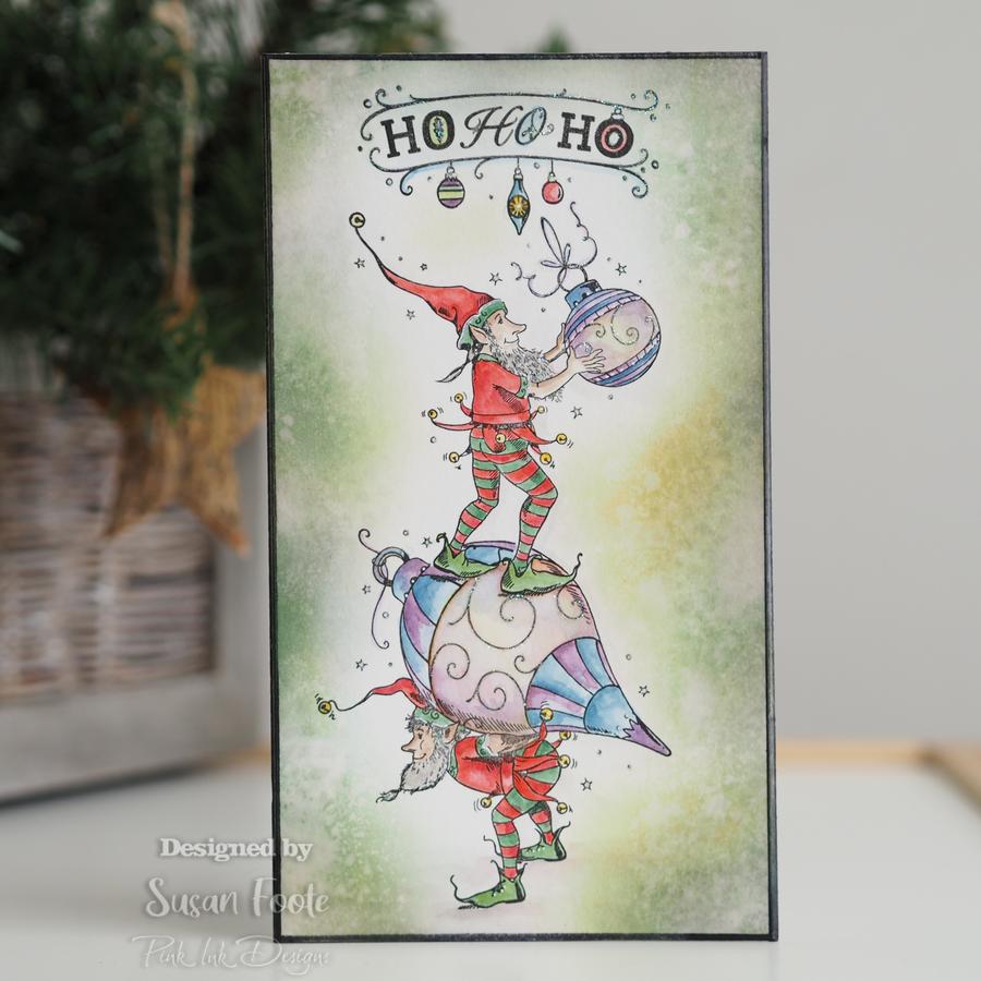 Christmas Series "Love Your Elf" A5 Stamp Set by Pink Ink Designs