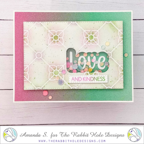 Love Scripty Word with Shadow Layer Die Set by The Rabbit Hole Designs