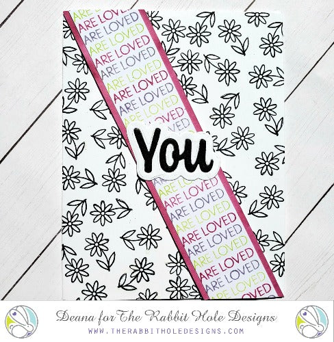 You Scripty Word with Shadow Layer Die Set by The Rabbit Hole Designs