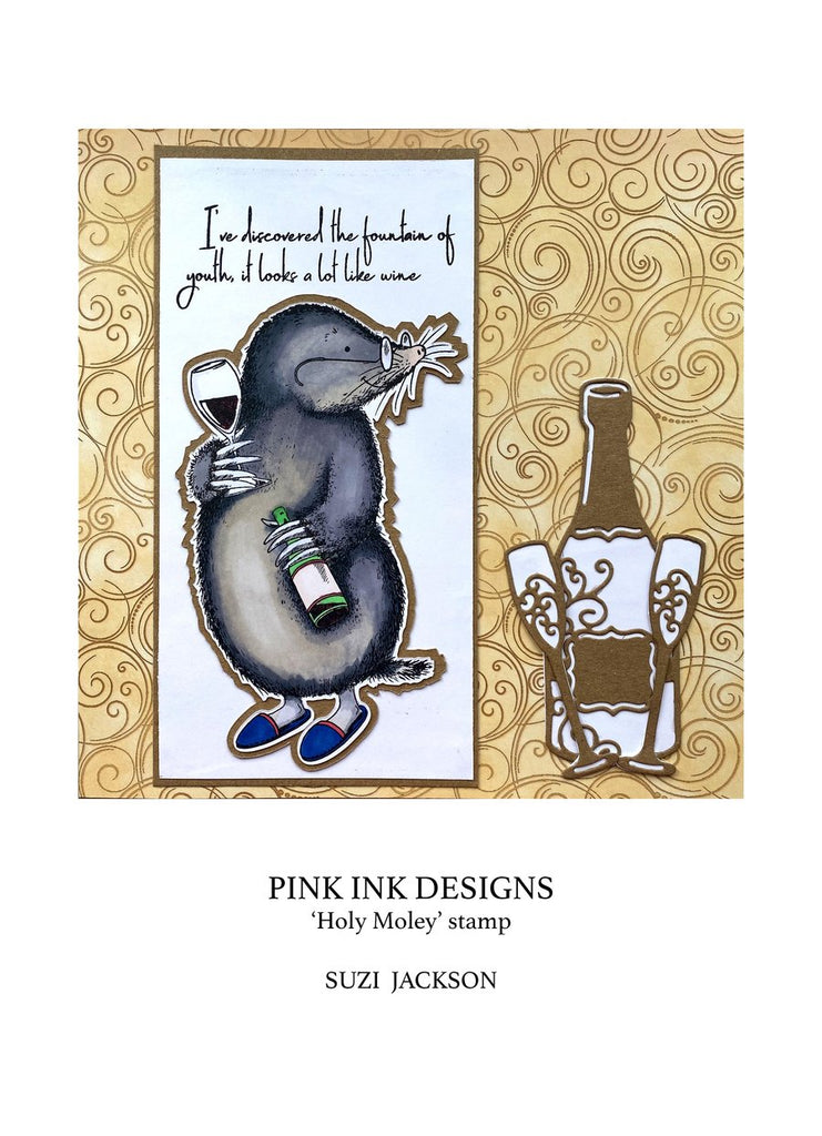 Fauna Series "Holy Moley" A5 Stamp Set by Pink Ink Designs