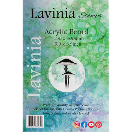 Acrylic Stamping Board, 5.9" x 3.9" by Lavinia Stamps