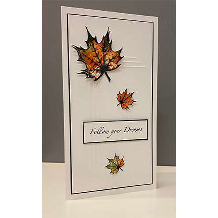 Autumn Leaves A6 Stamp Set by Sweet Poppy Stencils
