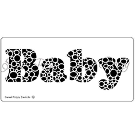 Baby Bubbles Stencil by Sweet Poppy Stencils *Retired*