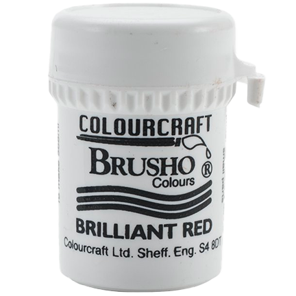 Brusho Crystal Colour, Brilliant Red by Colourcraft