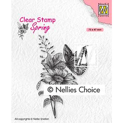 Spring Butterfly Stamp by Nellie's Choice
