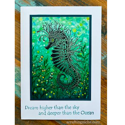 Sebastian the Seahorse by Lavinia Stamps
