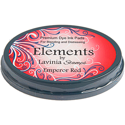 Lavinia Stamps - Elements Dye Ink - Emperor Red - Messy Papercrafts