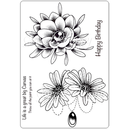 Floral Dreams A5 Stamp Set by Sweet Poppy Stencils