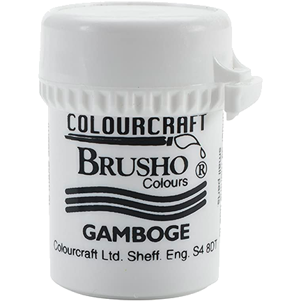 Brusho Crystal Colour, Gamboge by Colourcraft