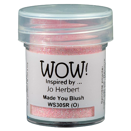 Embossing Powder, Made You Blush Glitter by WOW!
