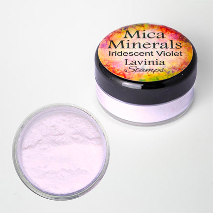 Mica Minerals Iridescent Violet by Lavinia Stamps