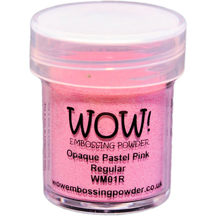 Opaque Pastel Pink Regular Embossing Powder by WOW!