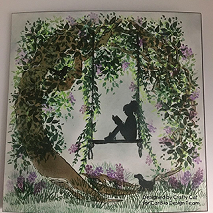 MajeMask Round Tree Stencil by Card-io