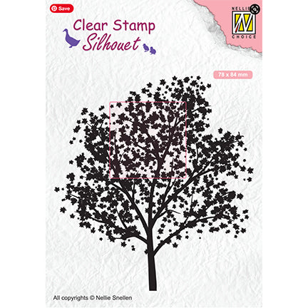 Silhouette Tree Stamp by Nellie's Choice