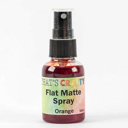 Flat Matte Orange Spray by That's Crafty!