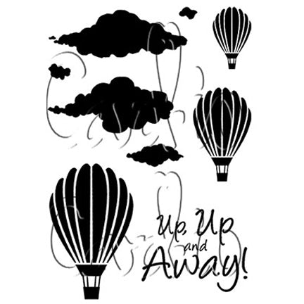 Up, Up and Away A7 Stamp Set by Card-io