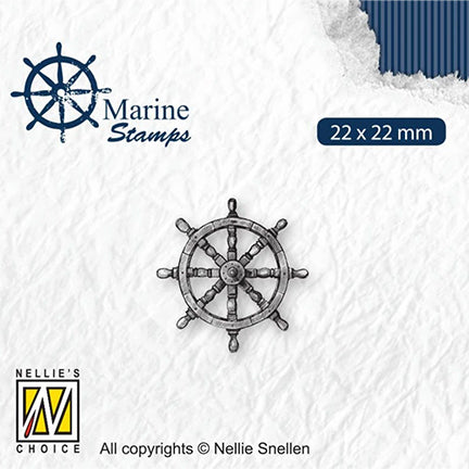 Marine Maritime Rudder Stamp by Nellie's Choice