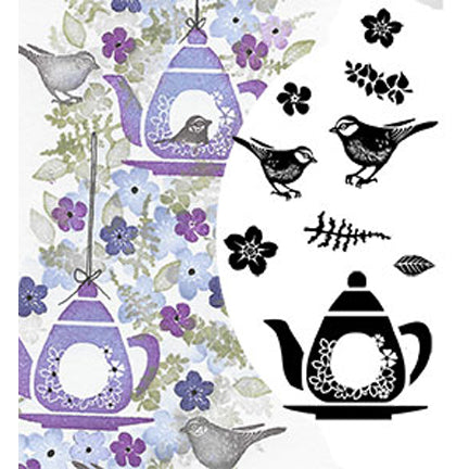 Majestix Nan's Garden Stamp Set by Card-io