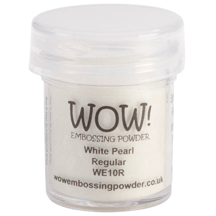 White Pearl Regular Embossing Powder by WOW!