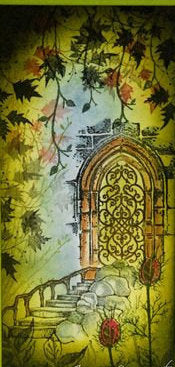 Secret Garden by Lavinia Stamps LAV161 Artist Tracey Dutton available at Del Bello's Designs