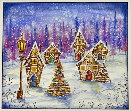 56. It's that time of the Year "Fairy Gingerbread Village" Video tutorial