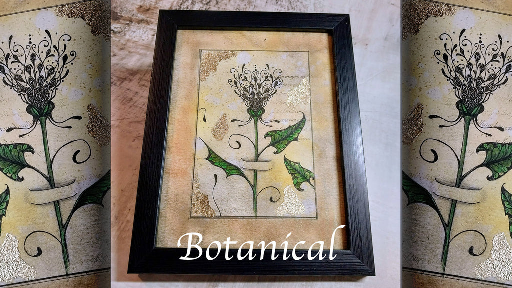 "Botanical" Video Tutorial - Old World Illuminated Card