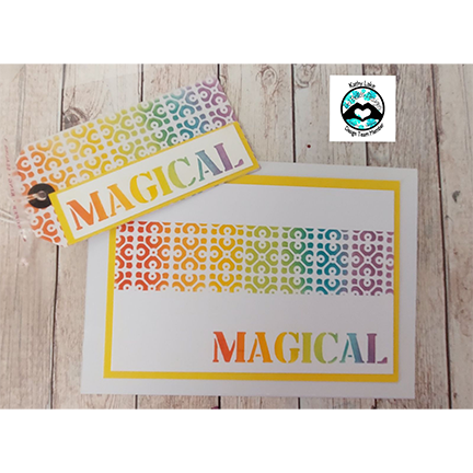 "Stenciled Card & Gift Tag" Video Tutorial