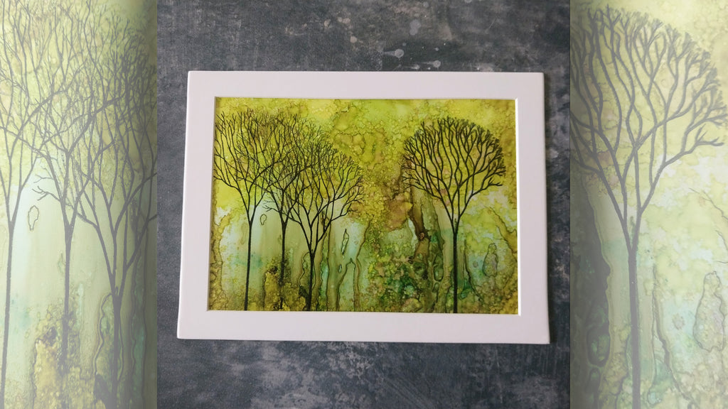 "Forever Forest" Alcohol Ink & Lavinia Stamps Video Tutorial