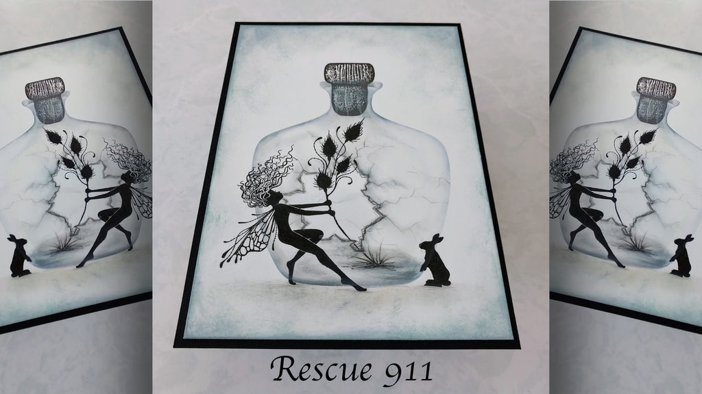 "Rescue 911" Framable Greeting Card Video Tutorial