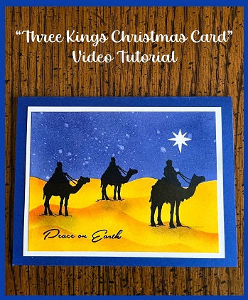 "Three Kings Christmas Card" Video Tutorial