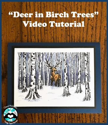 "Deer in Birch Trees" Video Tutorial