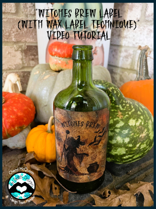 "Witches Brew Label (With Wax Label Technique)" Video Tutorial