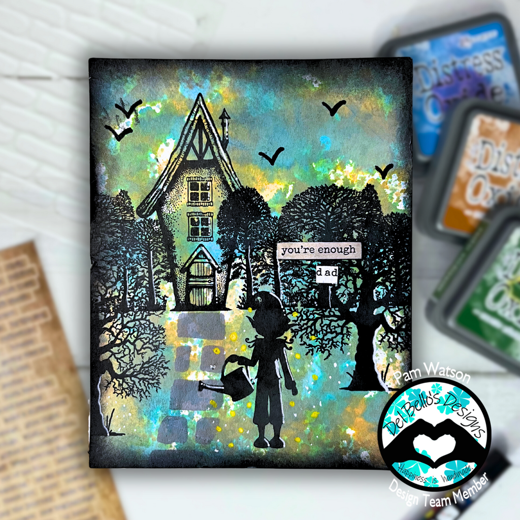 "A Nurturing Touch: Father’s Day Card with a Dreamy Nature Scene" Video Tutorial