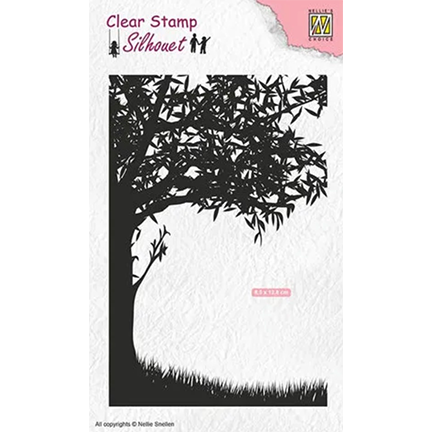 Silhouette Scene With Tree by Nellie's Choice
