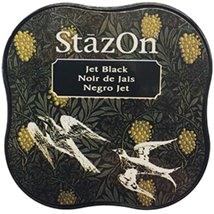 StāzOn Mini Ink Pad, Jet Black by Tsukineko