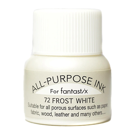 All-Purpose Fabric Ink, Metallic Frost White by Tsukineko