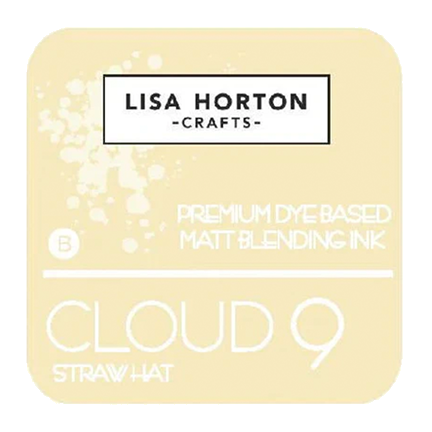 Cloud 9 Premium Dye-Based Matt Blending Ink Pad, Straw Hat by Lisa Horton Crafts