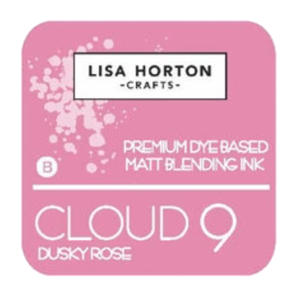 Cloud 9 Premium Dye-Based Matt Blending Ink Pad, Dusky Rose by Lisa Horton Crafts