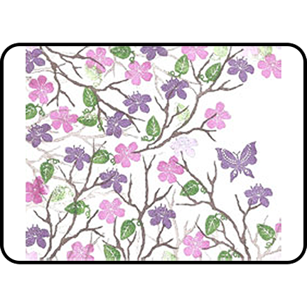 Texture Tips Stamps Fairy Blossoms 6 small botanical stamp set for pol