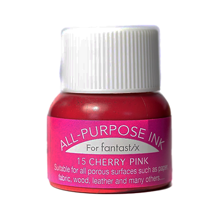 All-Purpose Fabric Ink, Cherry Pink by Tsukineko