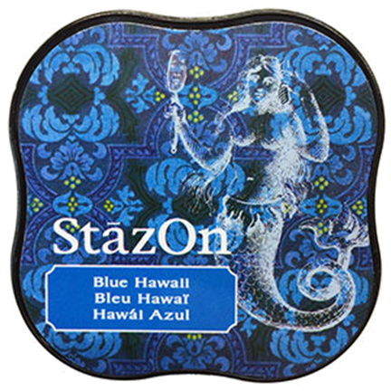 StāzOn Mini Ink Pad, Blue Hawaii by Tsukineko