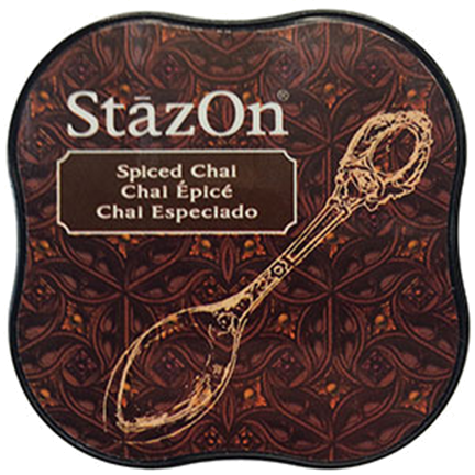 StāzOn Mini Ink Pad, Spiced Chai by Tsukineko